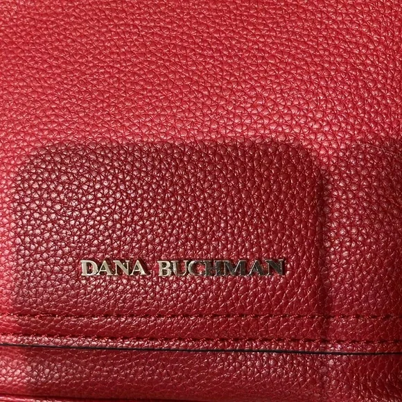 Rich red Dana Bachman leather purse - Picture 3 of 7